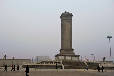 Famous monument Tiananmen Square