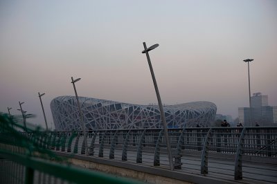 The Bejing Olympic 'Birds nest'