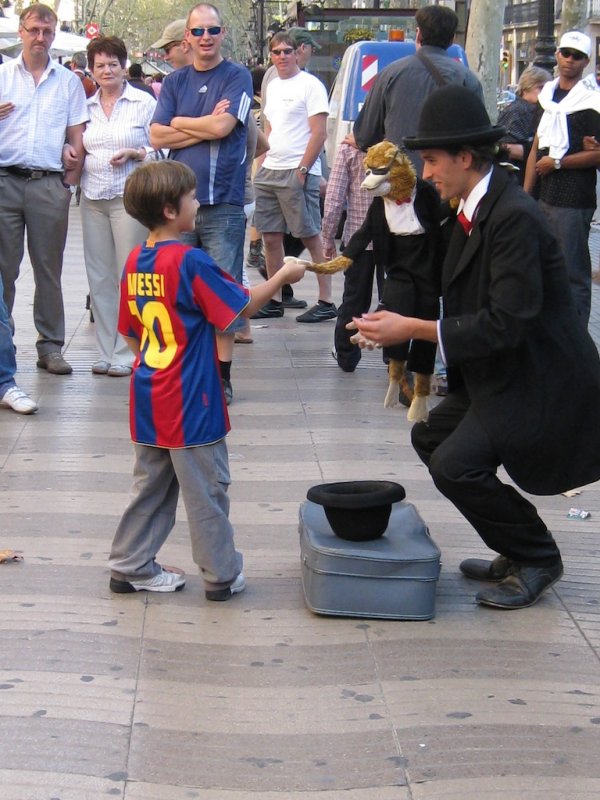 Encounter on La Rambla