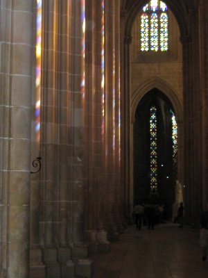 Stained glass in the Batalha Monastery