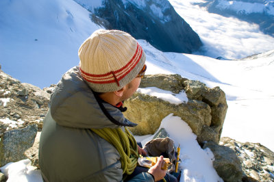 Short break on the way up