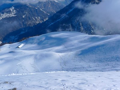 Belle descente en perspective!