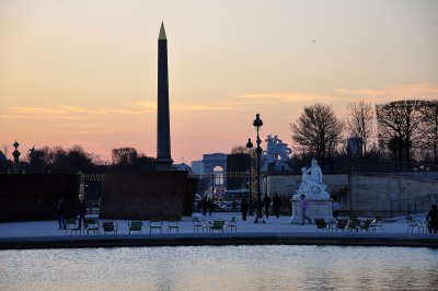 Quitude du soir aux Tuileries