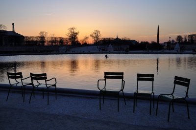 Quitude du soir aux Tuileries