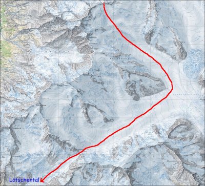 Traverse Jungfraujoch - Ltschenlcke - Blatten