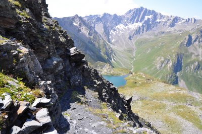 Going up to Col du Bastillon