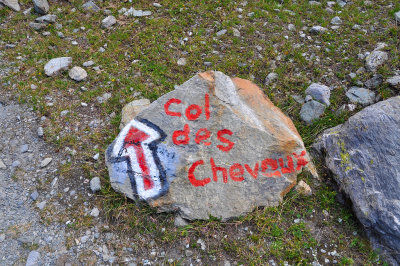 Going up to Col des Chevaux