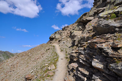 Going up to Col des Chevaux