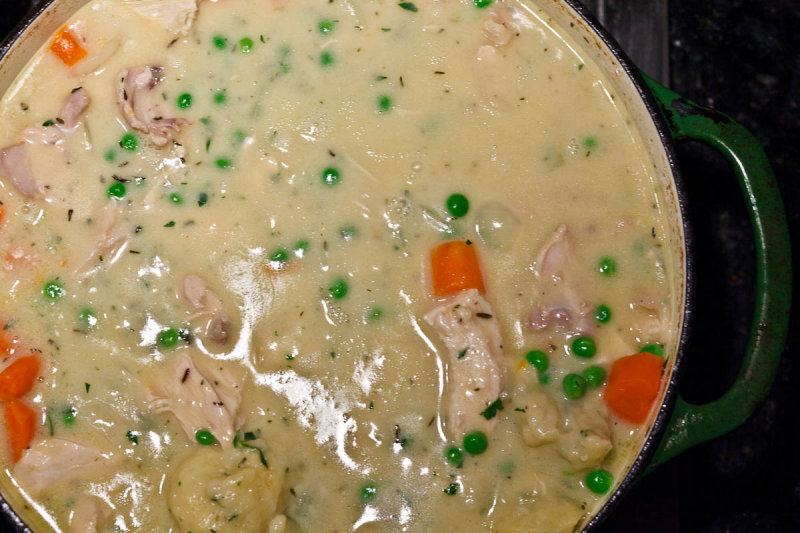 Chicken with dumplings