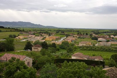 View from lower terrace