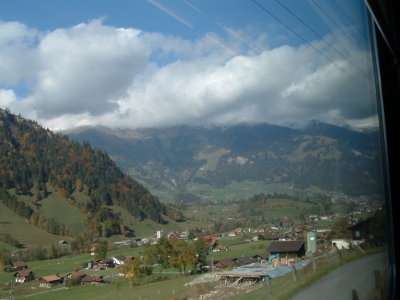 View from the train