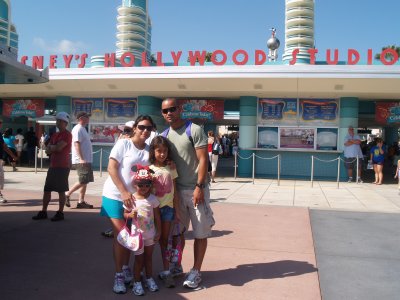 Family Picture in Hollywood