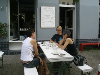 Crina, Elke and Tammy, Oderbergerstrasse