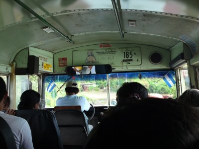 Bus on Isla de Ometepe