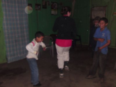 Dancing with the kids, Miraflor homestay