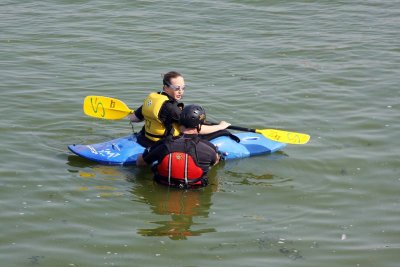 Kayaking on Lake Mendotta, Madison