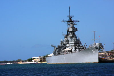 Battleship Missouri, Pearl Harbor, Oahu, Hawaii, USA