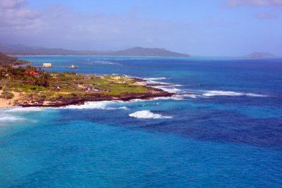 The colors of the ocean, Oahu, Hawaii, USA