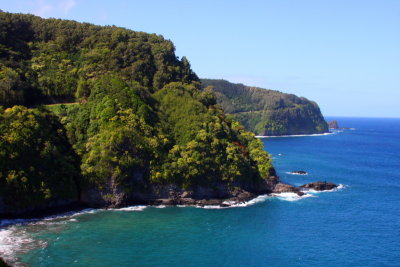 Nahiku landing, Hana Hwy, Maui, Hawaii, USA