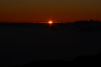 Sunrise, Haleakala National Park, Maui, Hawaii, USA