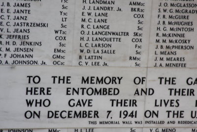 December 7, 1941 - forever etched in memory, Pearl Harbor, Oahu, Hawaii, USA