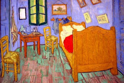 Vincent Van Gogh, The Bedroom in Arles, second version - 1889, Art Institute of Chicago