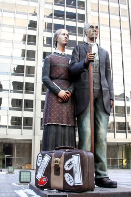 God Bless America by J. Seward Johnson, Chicago Public Art