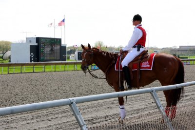 Ready to step in to help, Arlington Park Race Track