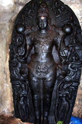 Intricate sculpture, Shiva Temple, Talakad