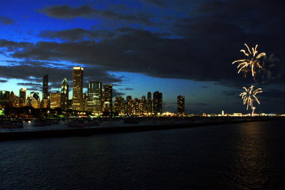 Sparkles in the sky, Chicago