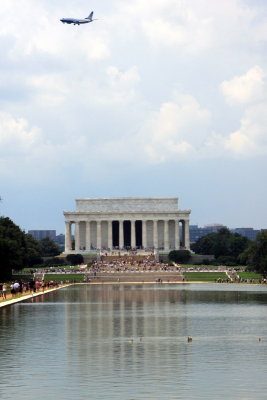 Lincoln Memorial - too close to the airport, Washington D.C.
