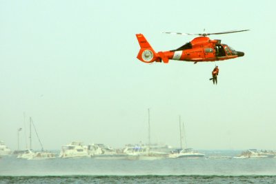 Chicago Air and Water Show 2009 - U.S. Coast Guard Air/Sea Rescue - doing their job