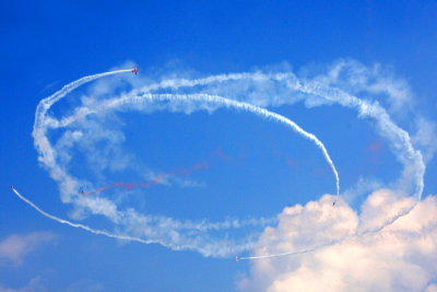 Chicago Air and Water Show 2009 - Circles in the air