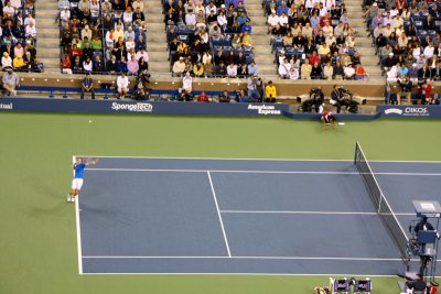 Murray's side of the court, 2009 US Open, New York City