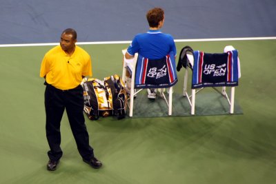 Backstabber preventer, 2009 US Open, New York City