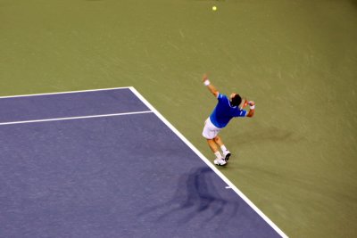 Murray serve, 2009 US Open, New York City