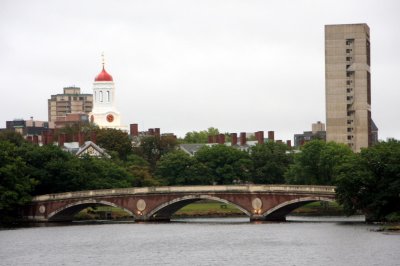 Harvard across Charles River, Boston