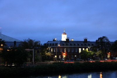 Harvard at twighlight, Boston