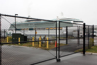 One of the largest ships - Jewel of the Seas, Portland, Maine