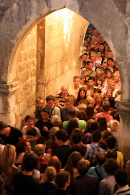 Dubrovnik Summer Festival, crowds at Pile Gate