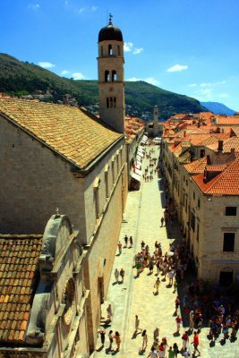 Stradun Street and Dubrovnik Old Town