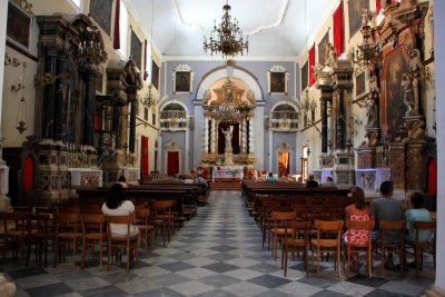 Interior, St. Saviour's Church, Dubrovnik