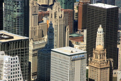 Wrigley building and Tribune building, Chicago