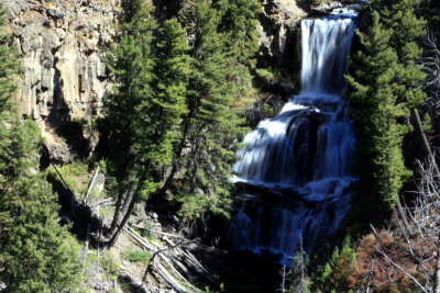 Undine Falls (60 feet), Mammoth to Tower - Yellowstone National Park
