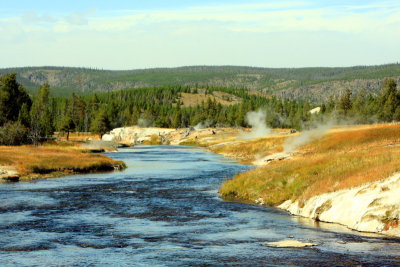 Firehole River, Upper Geyser Basin - Yellowstone National Park