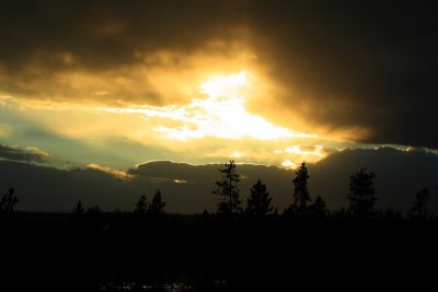 Sunset at Norris Geyser Basin - Yellowstone National Park