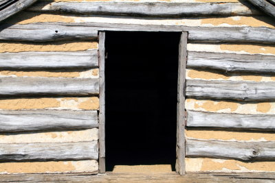 Valley Forge - cabin entrance