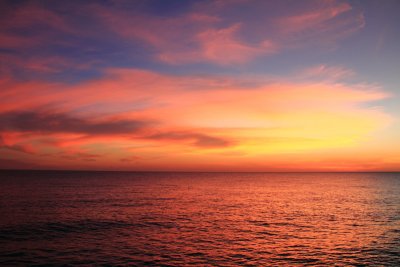 After sunset, Negril, Jamaica