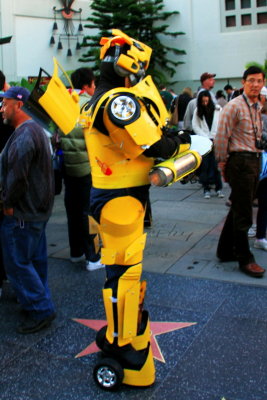 A Transformer on Hollywood Blvd., Los Angeles