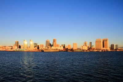 San Diego skyline from San Diego Bay